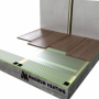 MAGNUM Chit Complet Film Carbon Incalzire In Pardoseala Pentru Parchet 3 Mp , 360 W , Cu Termostat Programabil WI-FI Control